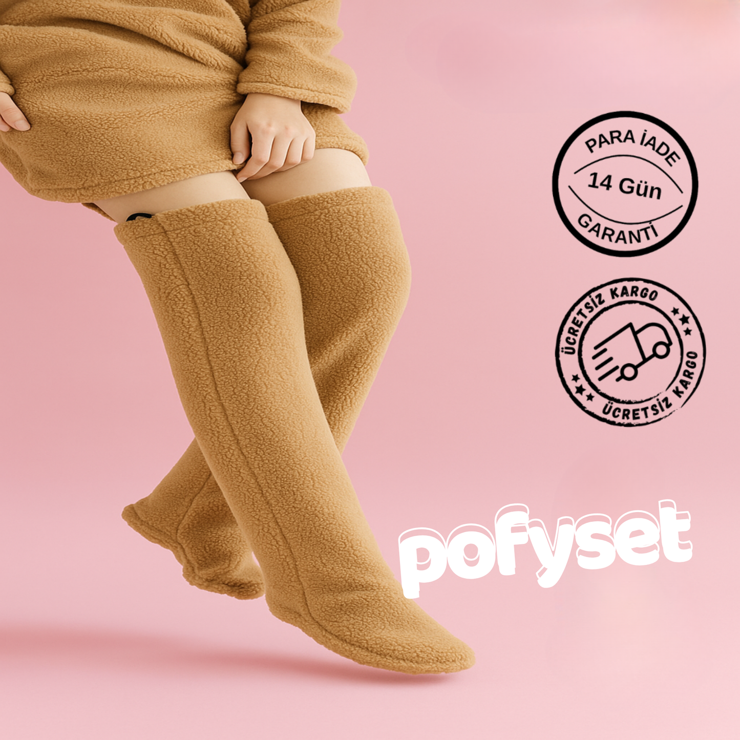 PofySet- Cozy Termal Peluş Çorap
